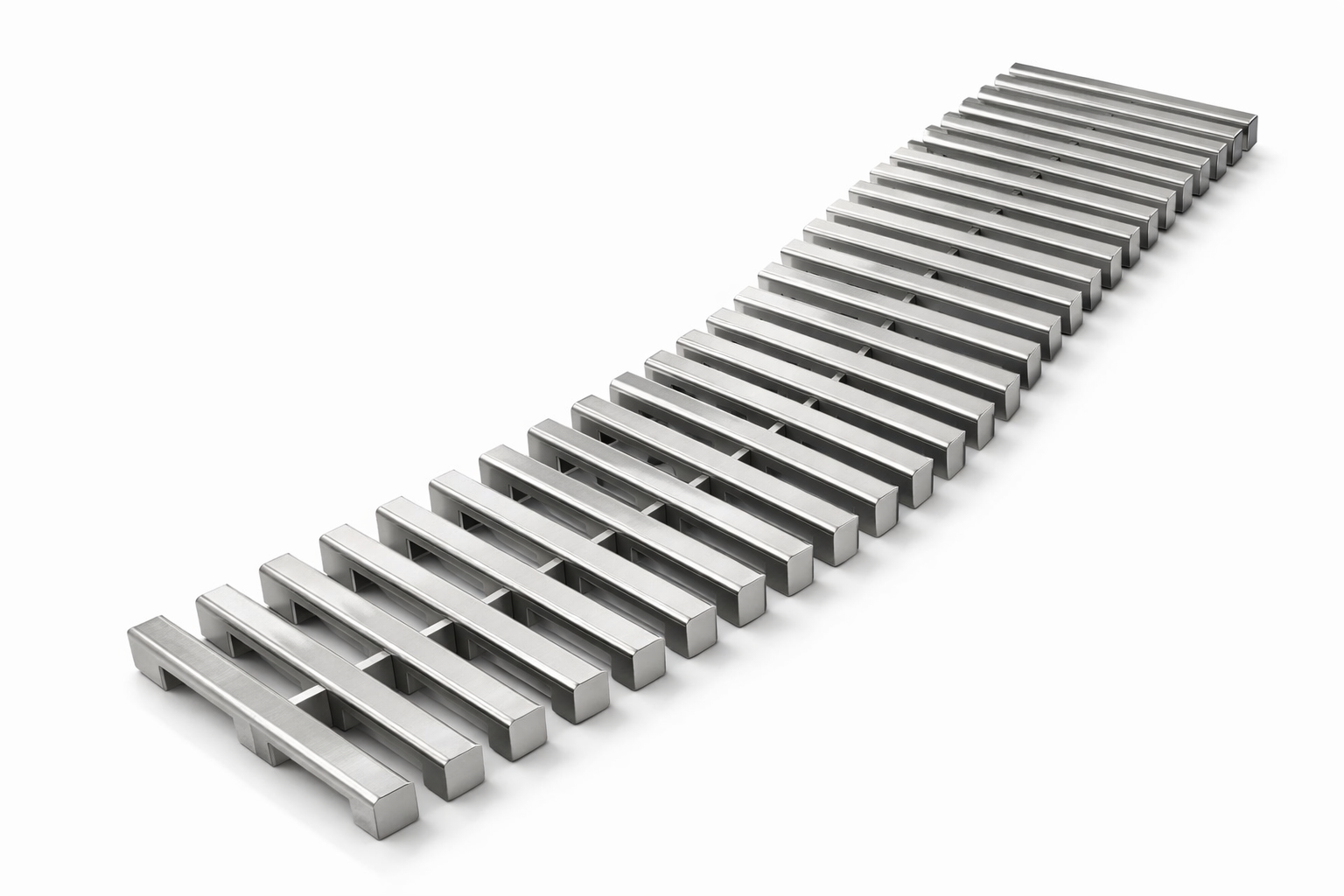 TAMPA DE RALO(Inox 304 ou 316L) - GRELHA INOX FLEX PREMIUM | Linha Grelhas Premium em aço inox | Ominia Inoxx